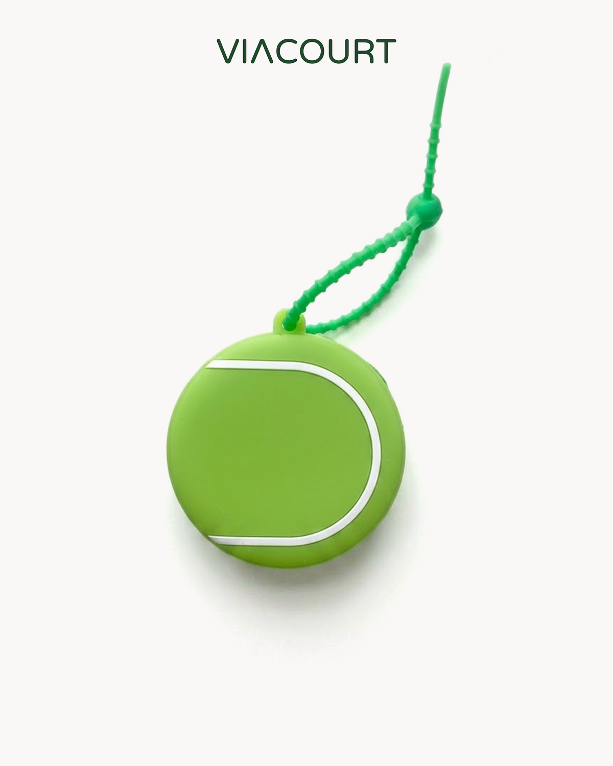 Silicone Tennis Ball Pouch Bag Charm