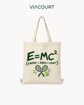 "E=mc²" Tennis Canvas Tote Bag