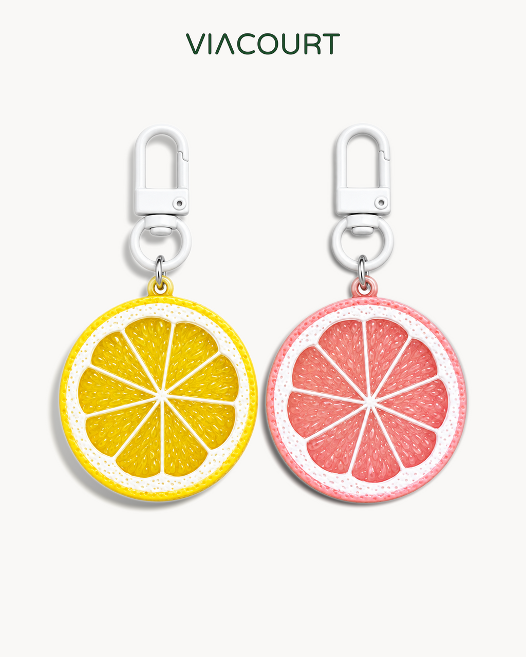 Fruit Slice Bag Charm