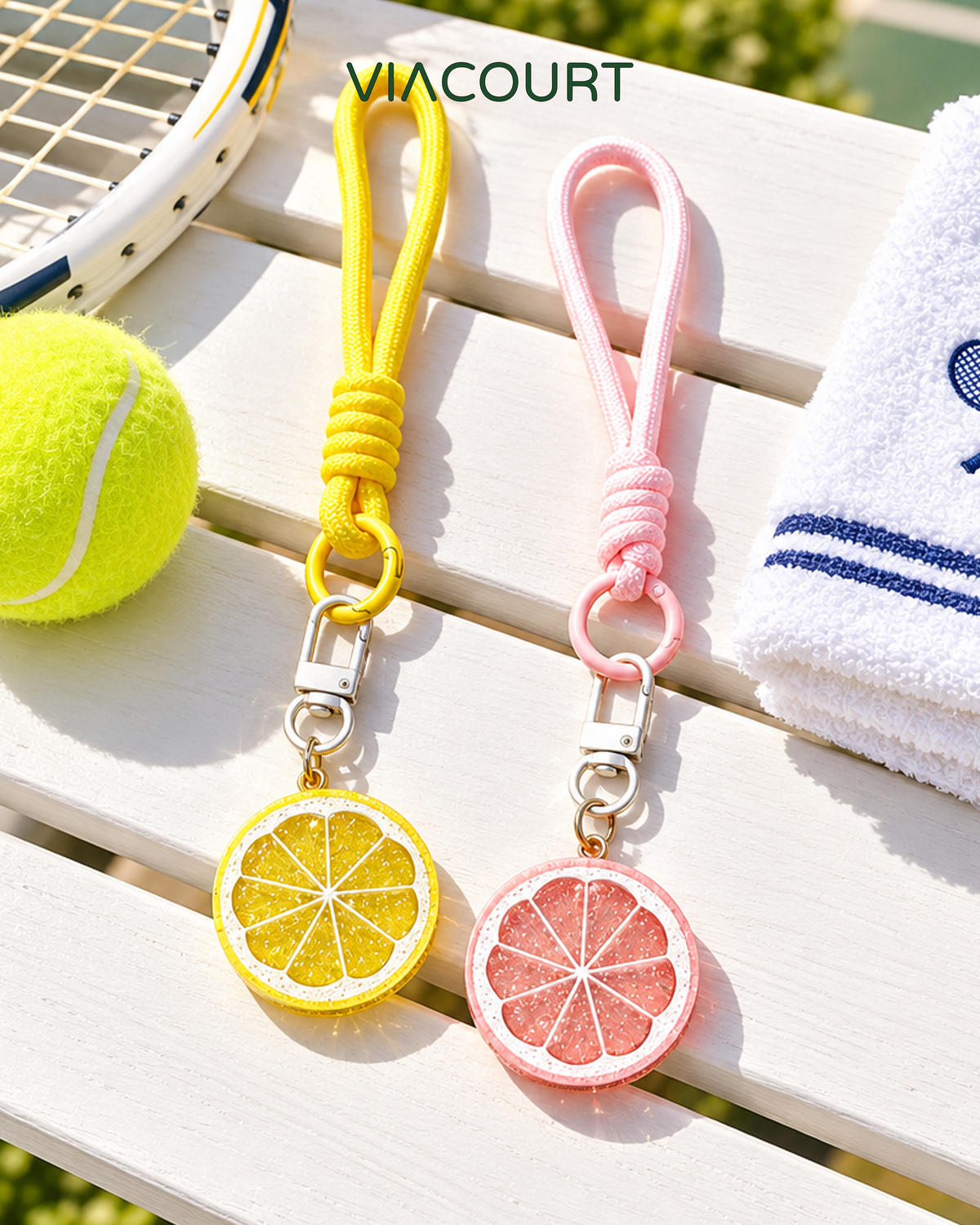 Fruit Slice Bag Charm