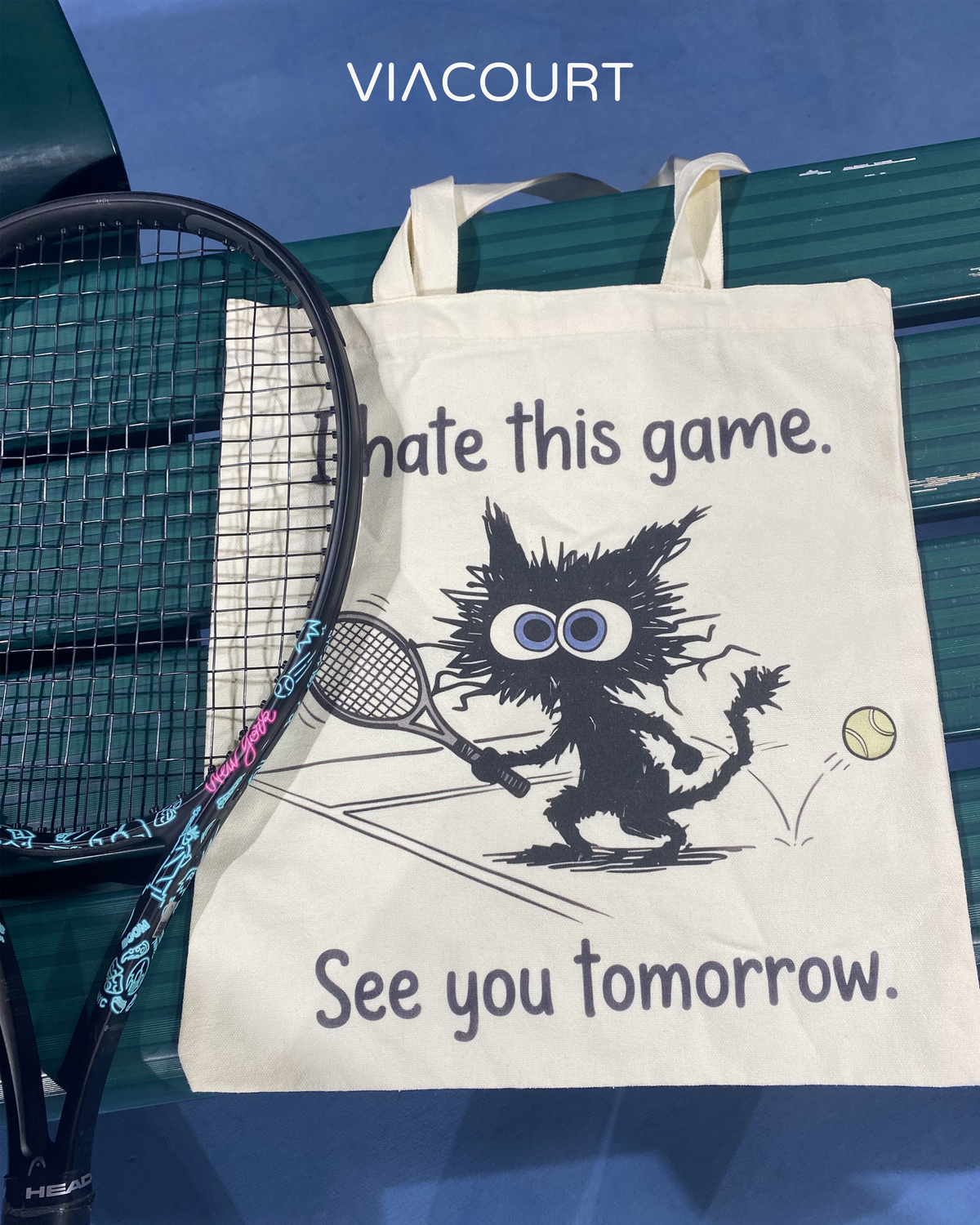 The "See You Tomorrow" Canvas Bags - Beige
